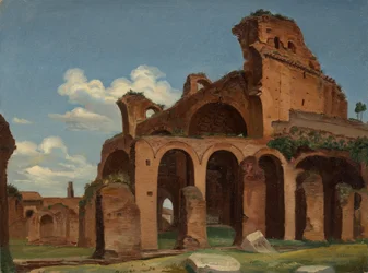Die Basilika des Konstantin, Rom, 1830