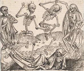 Totentanz aus Schedels Weltchronik