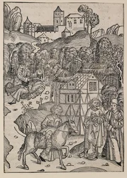 Der zweite Teil des Gleichnisses vom barmherzigen Samariter, um 1491
