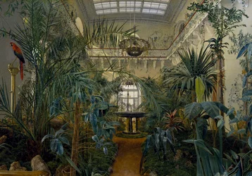 Wintergarten im Winterpalast in St. Petersburg