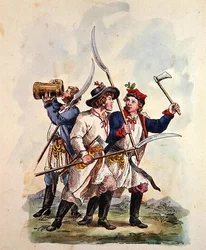 Kostüme der polnischen Armee nach 1700