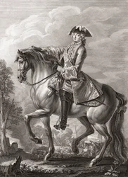 König Ludwig XV. von Frankreich, Reiterporträt