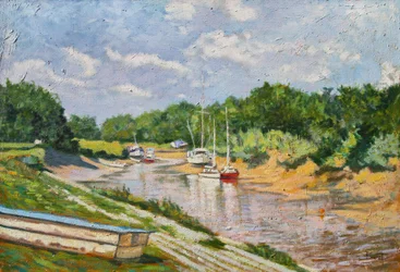 Der Hafen von Saint Christoly Medoc, 2003