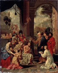Die Taufe des heiligen Cornelius des Zenturios, 17. Jahrhundert