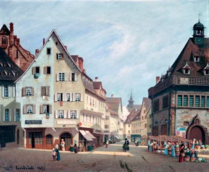 Place Du Marche-Aux-Fruits, Colmar, 1875