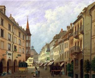 Die Arkaden, Grand Rue, Colmar, 1876