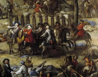 Blick auf den Cours (von Marseille) während der Pest von 1720