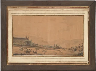 Eine von vier Ansichten des Château d