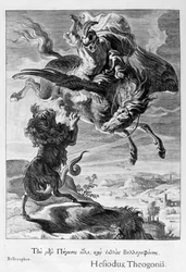 Bellerophon kämpft gegen die Chimäre, 1655
