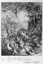 Szene der Hölle, 1655