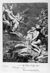 Der Mond und Endymion, 1655