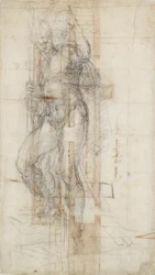 Figur von Christus, der aus dem Grab steigt, ca. 1490-1560