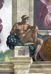 Ignudo (Sixtinische Kapelle im Vatikan)