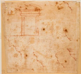 Pläne für Portale und architektonische Verzierungen