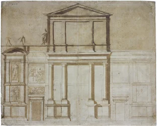 Entwurf für die Fassade von San Lorenzo in Florenz, 1516