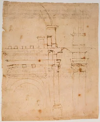 Skizzen für die Kuppel von Santa Maria del Fiore