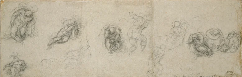 Studien eines schlafenden Apostels und anderer Figuren