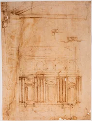 Wandprospekt für die Laurentianische Nische