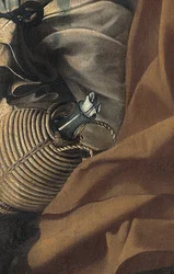 Detail der Rast auf der Flucht nach Ägypten