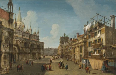 Ansicht der Piazzetta dei Leoni