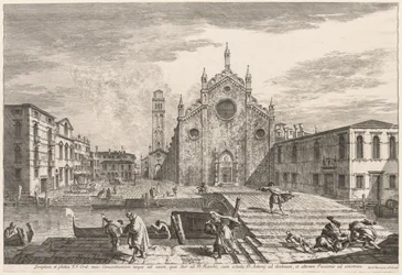 Ansichten von Venedig: Campo dei Frari
