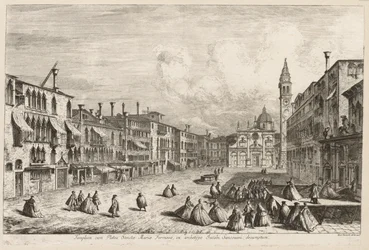 Ansichten von Venedig: S. Maria Formosa, 1741