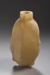 Zweiteiliges Gefäß in Form einer Ente (Alabaster)