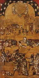 Die Eroberung Mexikos, Tafel IV, ca. 1696-1715