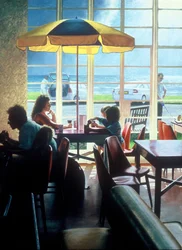Nachmittag im Strandcafé