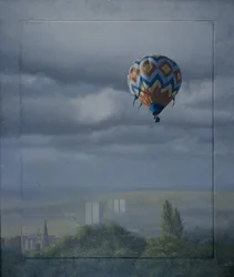 Ballon über Sheffield