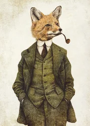 Der stilvolle Vintage-Fuchs
