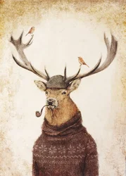 Winterhirsch