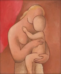 Mutter und Baby, ca. 1934