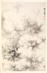 Drache inmitten von Wolken, 1788