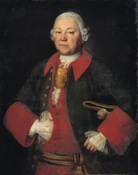 Porträt von Graf Iwan Terentjewitsch Meschtscherski, 1756
