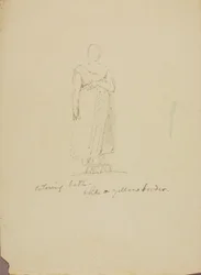 Figurenstudie (Betreten des Bades)