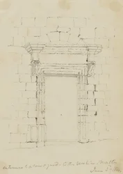 Malta, Eingang zu einem Innenhof in Citta Vecchia