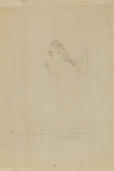 Studie für eine Figur in einer Komposition des Todes von Sultan Selim