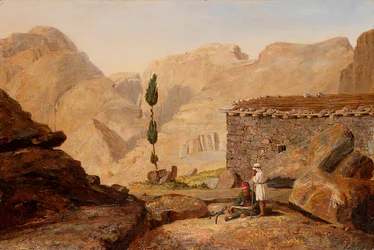Der Gipfel des Berges Sinai mit der Kapelle des Elias