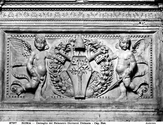 Detail der Transenna der Sixtinischen Kapelle, ca. 1484