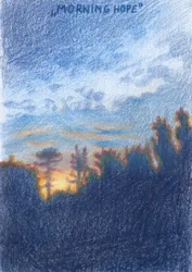 Hoffnungsvolles Morgenglühen