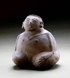 Menschliches Effigie-Gefäß, 1300-1500 (Keramik)