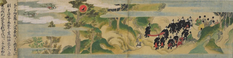 Geschichte der Gründung des Geppoji-Tempels, Muromachi-Periode, ca. 1495