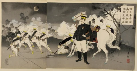 Sieg in der großen Schlacht von Pjöngjang, September 1894