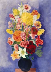 Dahlien, Rosen, Gladiolen und Lilien