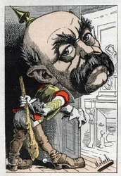 Porträt von Otto Von Bismarck (1815-1898), Kanzler von Preußen