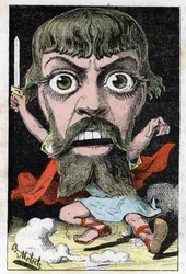 Porträt des Schauspielers Mount-Sully (Jean Sully Mounet, Mounet Sully)