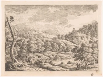 Landschaft mit Hirte