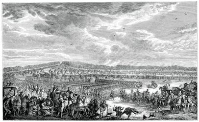 Überprüfung der Schweizer Garde, 1885