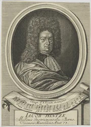 Porträt von Jacob Hintze 1622-1702, 1695